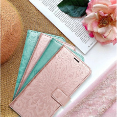 Samsung Galaxy A52s 5G Book Handytaschen MEZZO Book Mandala  Roségold 