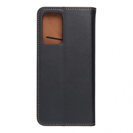 Samsung Galaxy A52 LTE Book Handytaschen Leather case SMART PRO Elegant  Schwarz 