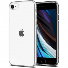 Apple iPhone SE 2022 5G Hülle Spigen Liquid Crystal Kristallklar  Durchsichtbar