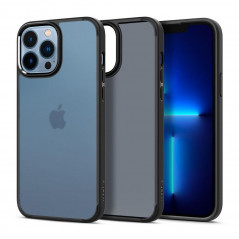 Apple iPhone 13 Pro Hülle Spigen Ultra Hybrid Kristallklar  Matt Frostschwarz 