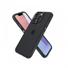 Apple iPhone 13 Pro Hülle Spigen Ultra Hybrid Kristallklar  Matt Frostschwarz 