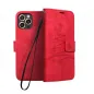 Apple iPhone 13 Pro Max Book Handytaschen MEZZO Book Baum  Rot 