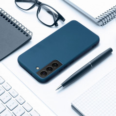 Samsung Galaxy A04s Hülle Silicone Elegant  Blau 