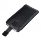 Apple iPhone 13 Universaletui Pocket Carbon Kohlenstoffmuster  Schwarz 