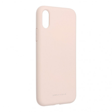 Apple iPhone X Hülle Roar Space Monochromatische, Elegant  Rosa