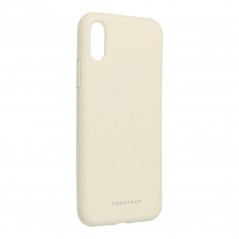 Apple iPhone XS Hülle Roar Space Monochromatische, Elegant  Aqua White