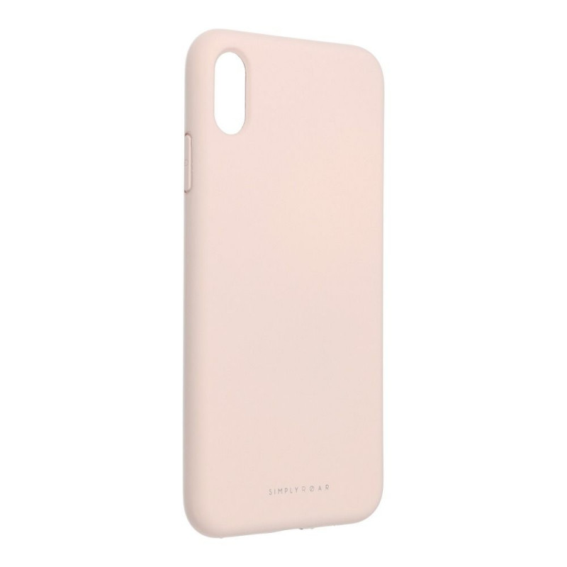 Apple iPhone X Hülle Roar Space Monochromatische, Elegant  Rosa 