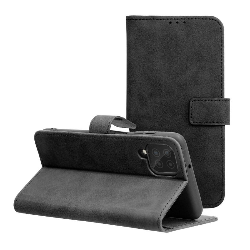 Samsung Galaxy A12 Book Handytaschen TENDER Book Schwarz 