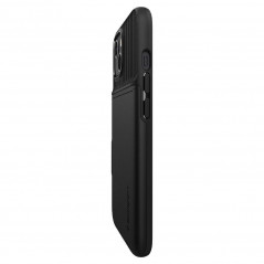 Apple iPhone 13 Hülle Spigen Slim Armor CS Schwarz 