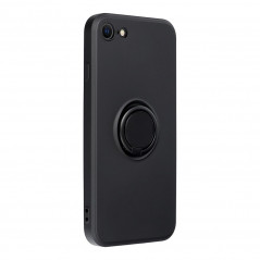 Apple iPhone 7 Hülle Silicone ring Schwarz 