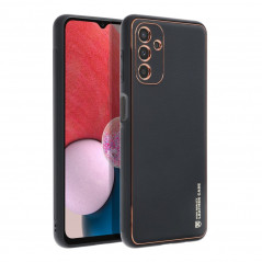 Samsung Galaxy A04s Hülle Leather Schwarz 