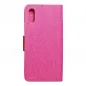 XIAOMI Redmi 9C NFC Book Handytaschen CANVAS Book Rosa 