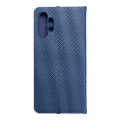 Samsung Galaxy A13 LTE Book Handytaschen LUNA Book Carbon Kohlenstoff-Faser, Elegant  Blau 