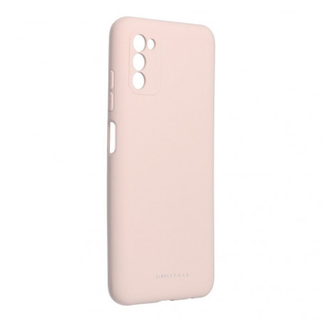 Samsung Galaxy A03s Hülle Roar Space Monochromatische, Elegant  Rosa 