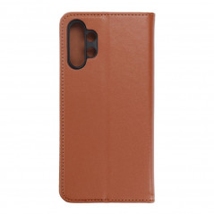 Samsung Galaxy A13 LTE Book Handytaschen Leather case SMART PRO Elegant  Braun 