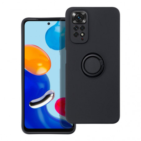 XIAOMI Redmi Note 11S Hülle Silicone ring Schwarz 