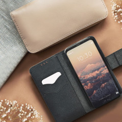 XIAOMI Redmi 9AT Book Handytaschen Fancy Book Schwarz 