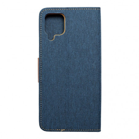 Samsung Galaxy A12 Book Handytaschen CANVAS Book Navy blau