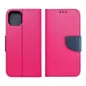 Apple iPhone 7 Book Handytaschen Fancy Book Rosa / Marineblau 