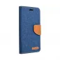 Apple iPhone 6 6S Book Handytaschen CANVAS Book Navy blau 