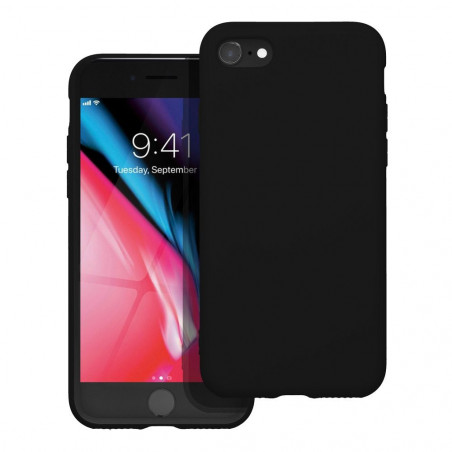 Apple iPhone 8 Hülle Silicone Elegant  Schwarz 