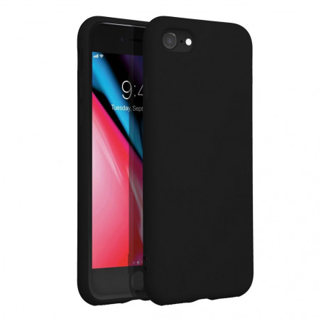 Apple iPhone 8 Hülle Silicone Elegant  Schwarz 