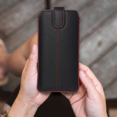 Samsung Galaxy S10 Universaletui Pocket Case Ultra Slim M4 Schwarz 