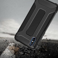 XIAOMI Redmi 9A Gehärtete Abdeckung Armor Schwarz 