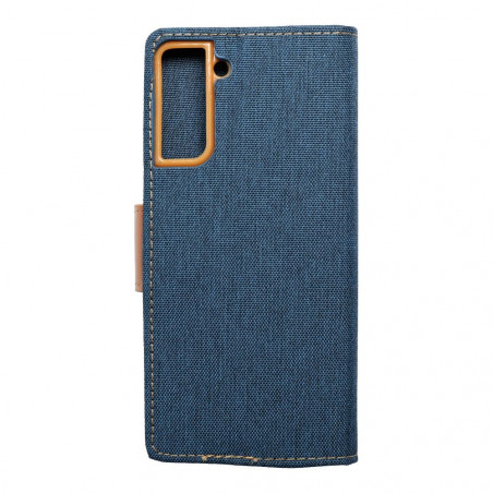 Samsung Galaxy S21 Plus 5G Book Handytaschen CANVAS Book Navy blau 