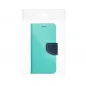 Apple iPhone SE 2020 Book Handytaschen Fancy Book Minze / Marine 