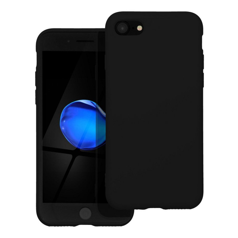 Apple iPhone 7 Hülle Silicone Elegant  Schwarz 