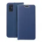 Samsung Galaxy A51 5G Book Handytaschen LUNA Book Carbon Kohlenstoff-Faser, Elegant  Blau 