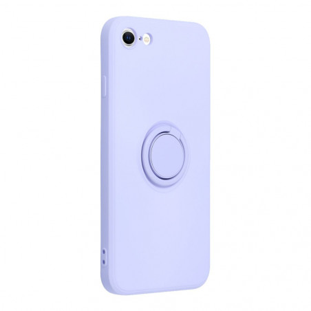 Apple iPhone SE 2022 5G Hülle Silicone ring Lila (Violet) 