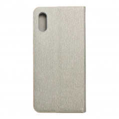 XIAOMI Redmi 9A Book Handytaschen LUNA Book Gold Elegant  Silber