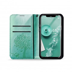 Samsung Galaxy A52s 5G Book Handytaschen MEZZO Book Baum  Grün 