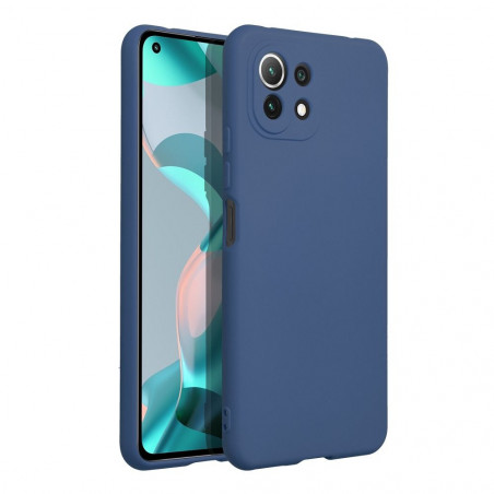 XIAOMI Mi 11 Lite Hülle Silicone Elegant  Blau 