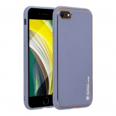 Apple iPhone 8 Hülle Leather Blau