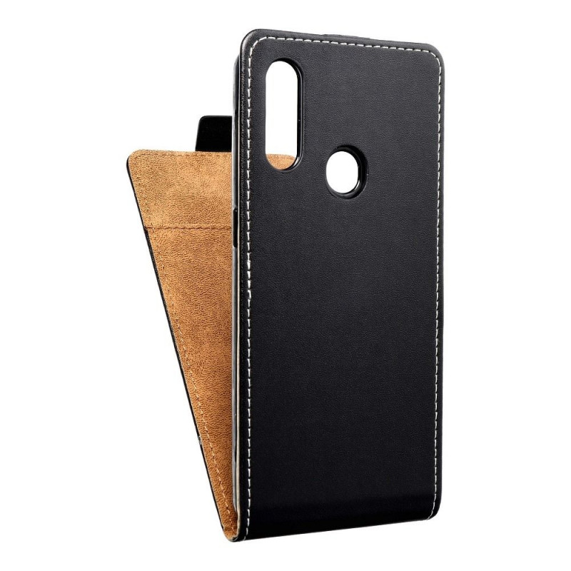 Oppo A31 Flip Handytaschen Slim Flexi Fresh Schwarz 