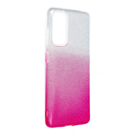 Samsung Galaxy S20 FE Hülle Shining Transparent und Pink 