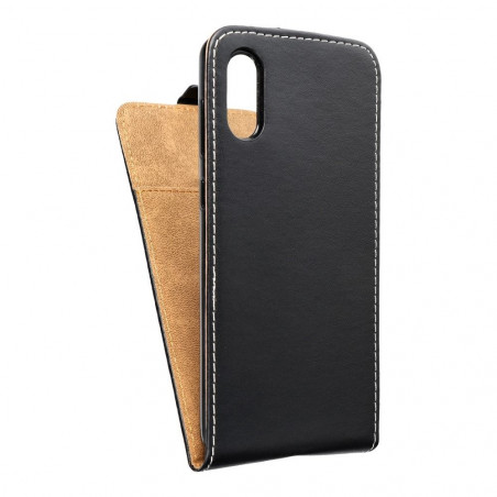 Samsung Galaxy A02 Flip Handytaschen Slim Flexi Fresh Schwarz 