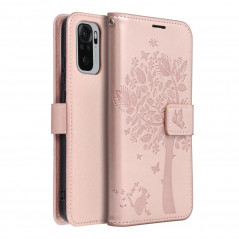 XIAOMI Mi 11 Lite 5G Book Handytaschen MEZZO Book Baum  Roségold 