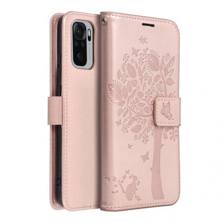 XIAOMI Mi 11 Lite 5G NE Book Handytaschen MEZZO Book Baum  Roségold 