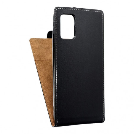 Samsung Galaxy A02s Flip Handytaschen Slim Flexi Fresh Schwarz 