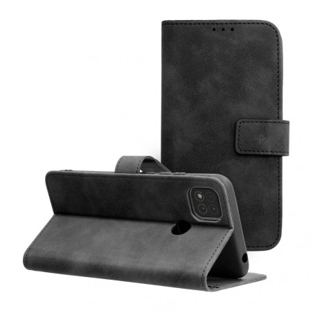 XIAOMI Redmi 9A Book Handytaschen TENDER Book Schwarz 