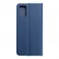 Samsung Galaxy A03 Book Handytaschen LUNA Book Carbon Kohlenstoff-Faser, Elegant  Blau 