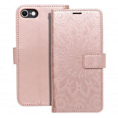 Apple iPhone 7 Book Handytaschen MEZZO Book Mandala  Roségold 