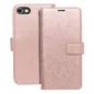 Apple iPhone 7 Book Handytaschen MEZZO Book Mandala  Roségold 