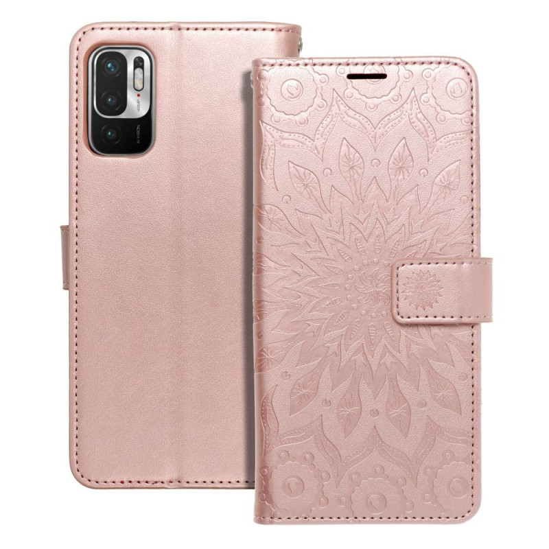 XIAOMI Poco M3 Pro 5G Book Handytaschen MEZZO Book Mandala  Roségold 