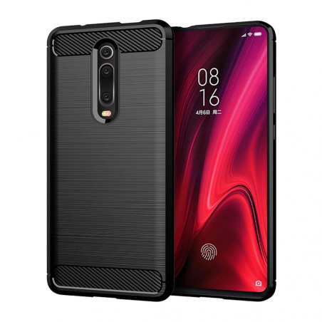 XIAOMI Redmi 9T Hülle Carbon Elegant  Schwarz 