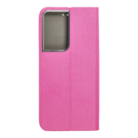 Samsung Galaxy S21 Ultra 5G Book Handytaschen Sensitive Book Hell-Pink 